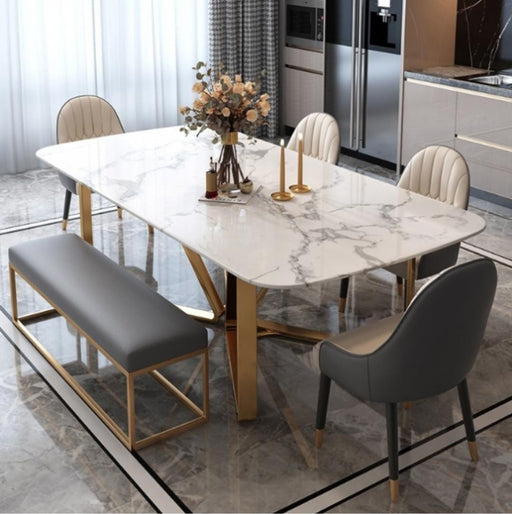 Stainless Steel Dining Table Set  20*36*30