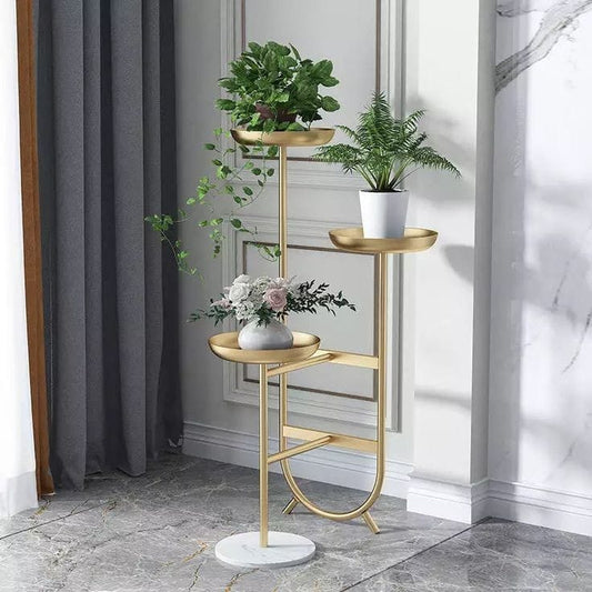 Iron 3 Plates Planter Stand 20*80