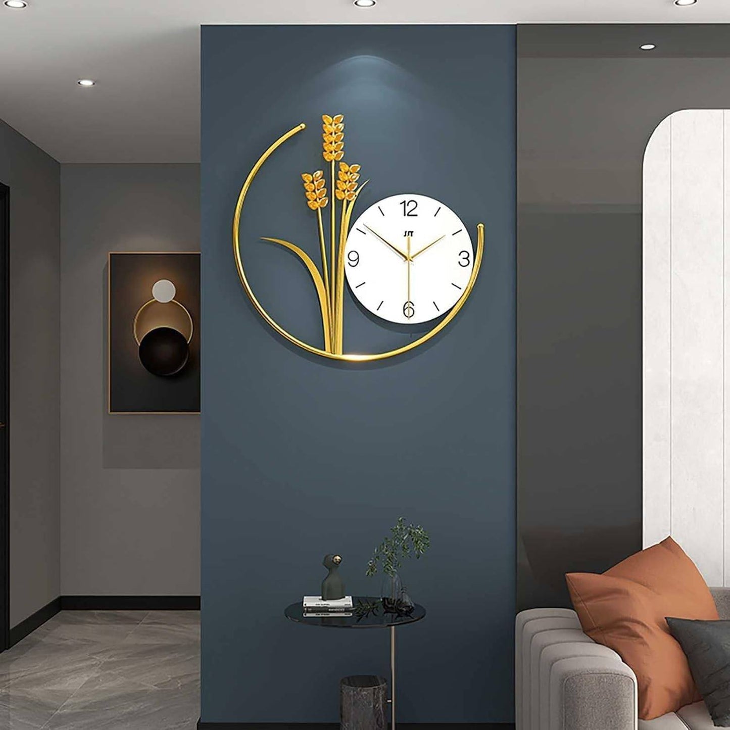 Half Moon Wall Clock 16*16