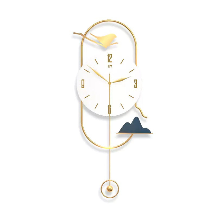 Vertical Pendulum shape Clock 10*26