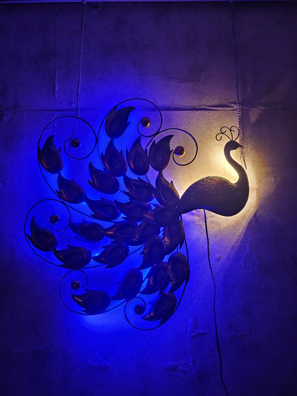 Peacock wall decor 36*36*2