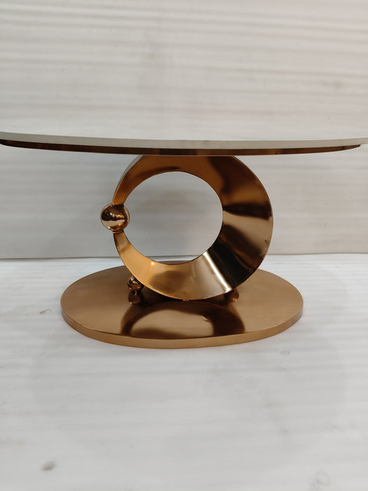 Golden Moon Oval Centre Table