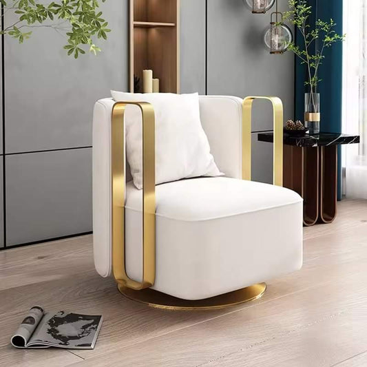 Stainless Steel Luxury Sofa Chair With Cushion