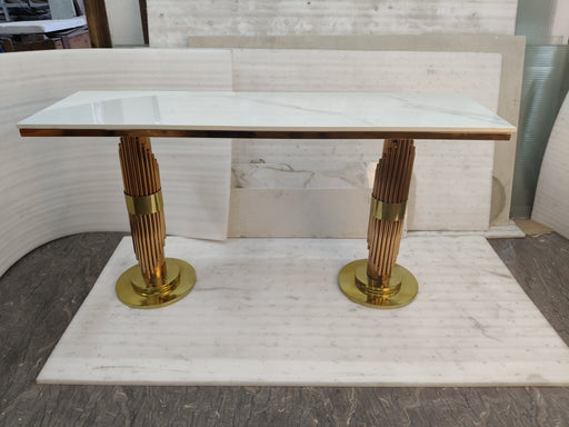 STAINLESS STEEL CONSOLE TABLE 46*14*29