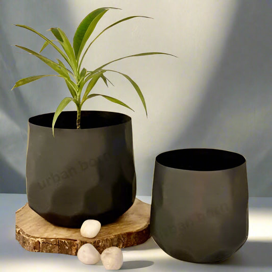 Black Matte Pot Set 7*6