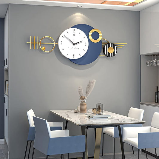 Blue Wall Clock 48*20*3