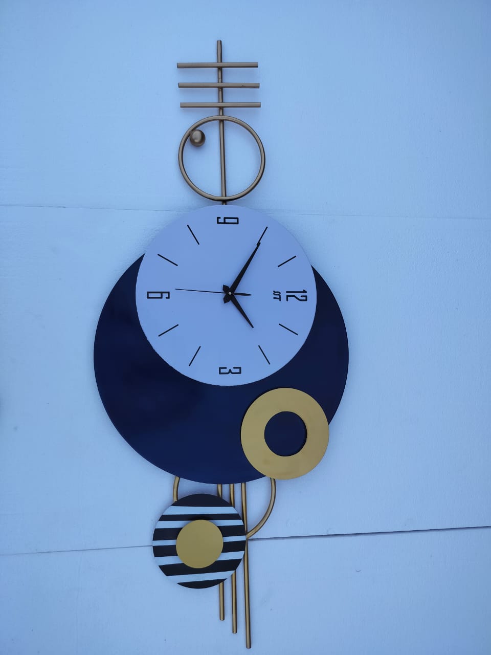 Blue Wall Clock 48*20*3