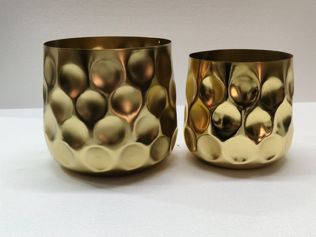 Shiny Golden Color Pot Set 7*6