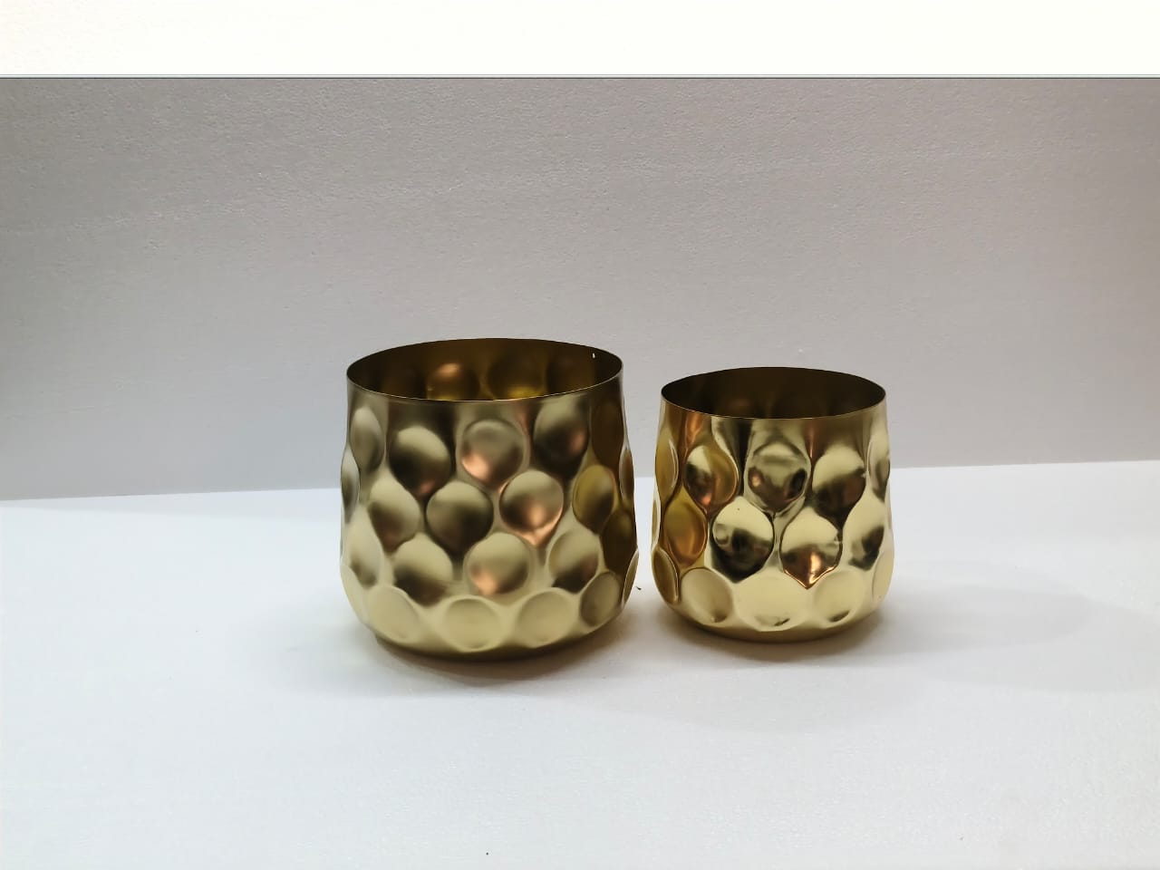 Shiny Golden Color Pot Set 7*6