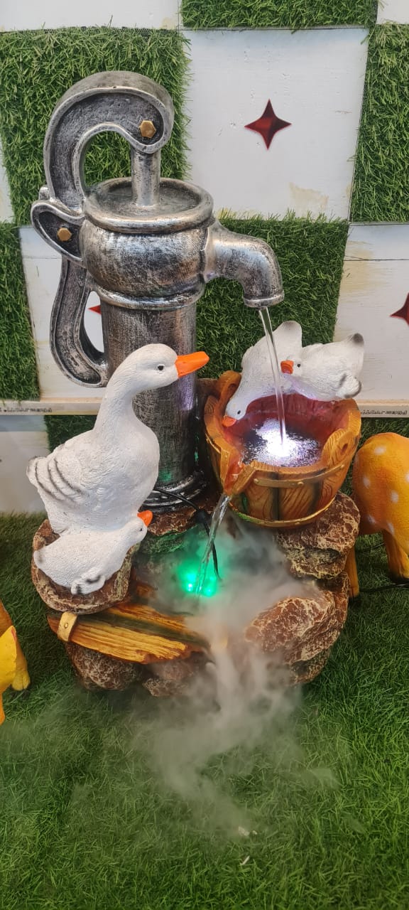 Fibre Duck Fountain 22*14*14