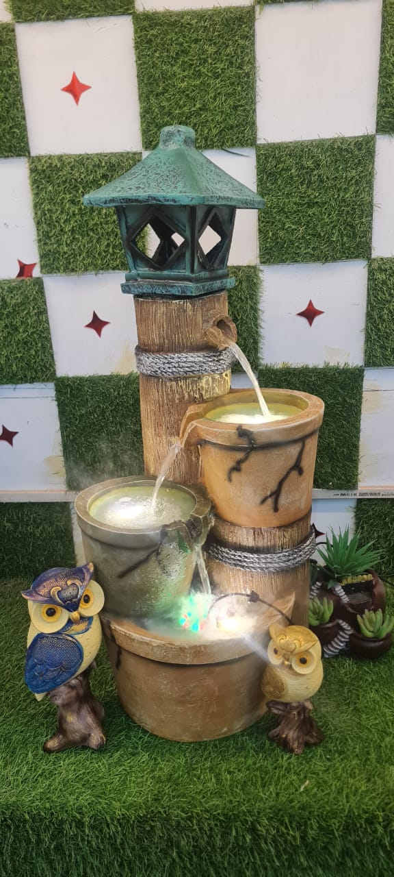 Fibre Owl Fountain 31*13*13