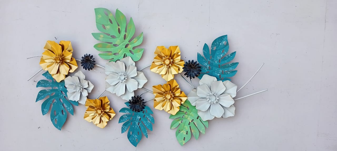 Aster Flowers Wall Decor 26*48