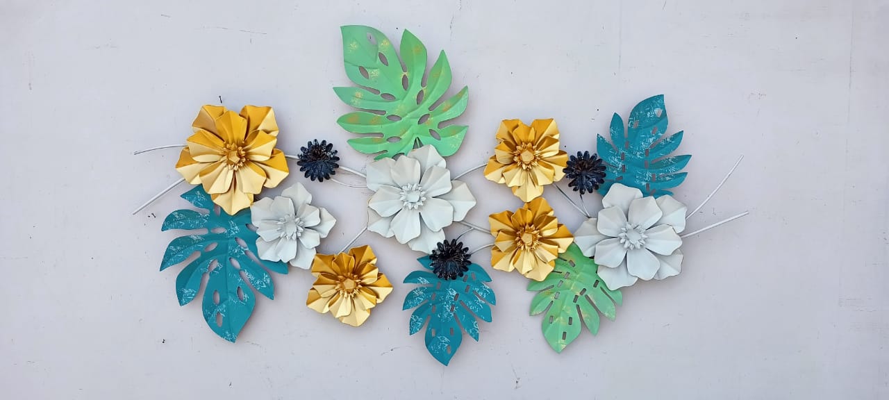 Aster Flowers Wall Decor 26*48