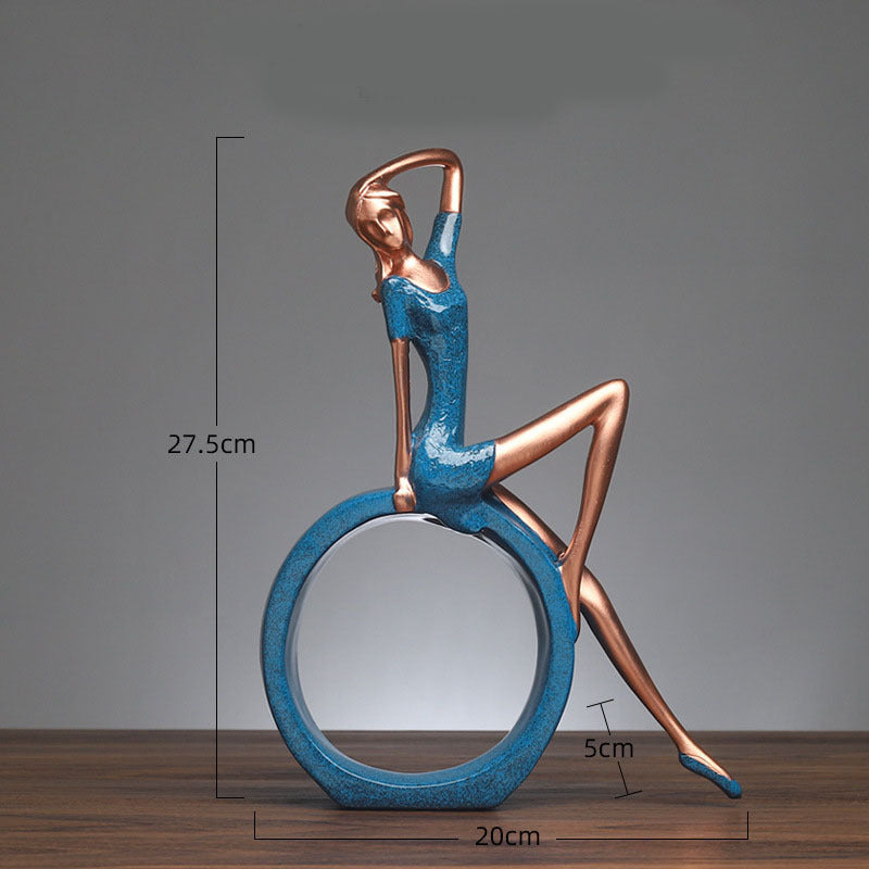 🎁 Creative Yoga Girl Resin Crafts Figure Ornaments (100% off)