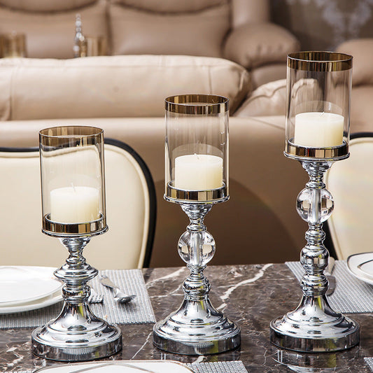 🎁 Three-piece Candle Holder Living Room Table Decoration (100% off)