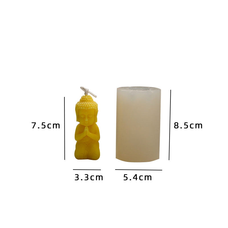 Guanyin Buddha Food Grade Silicone Mold Clay Dropping Glue-V Home Decor