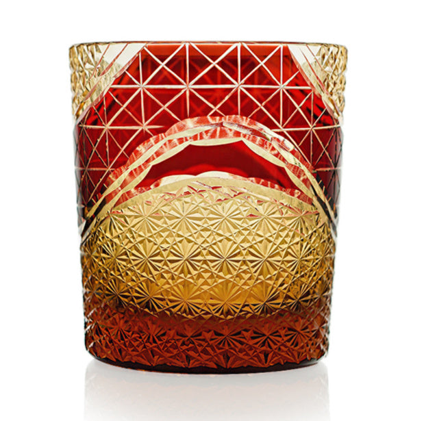 🎁 Carved Lead-free Crystal Glass Whisky Tumbler (100% off)