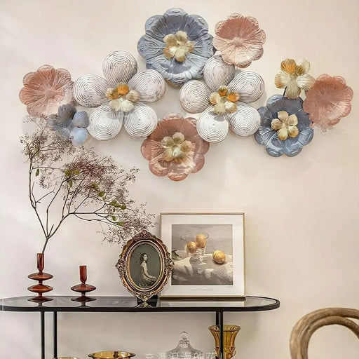 Flower Wall Decor With Multiple Colors 24*48