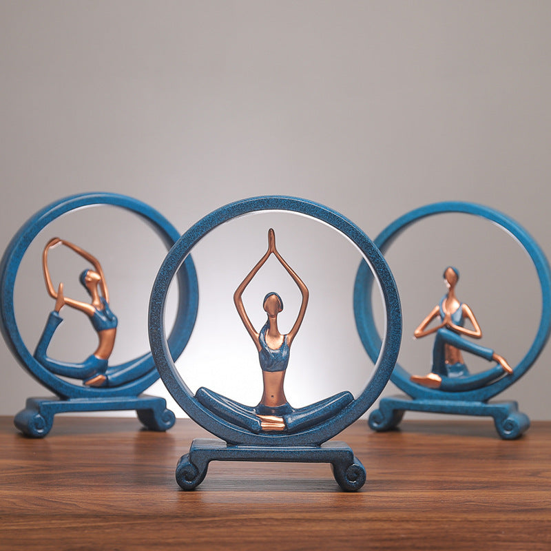 🎁 Creative Yoga Girl Resin Crafts Figure Ornaments (100% off)