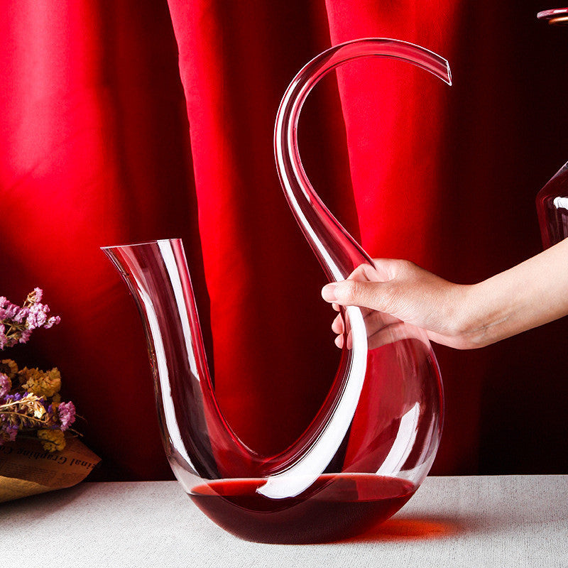 🎁 Fashion Swan Creative Crystal Wine Decanter (100% off)