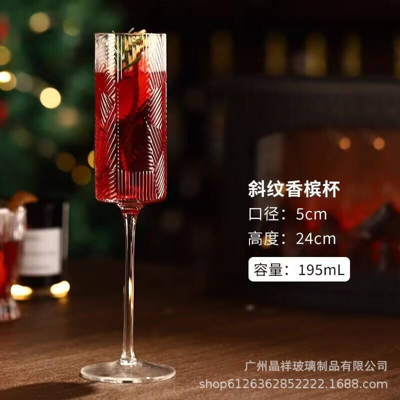 Barware - Jingxiang Red Wine Cup Home Crystal Glass Hump Goblet European Style Good-looking Burgundy Wine Glass