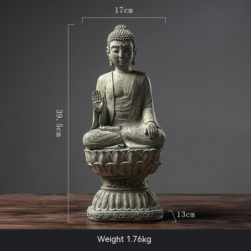 🎁 Chinese Zen Buddha Ornament Home Living Room Entrance Office Desk (100% off)