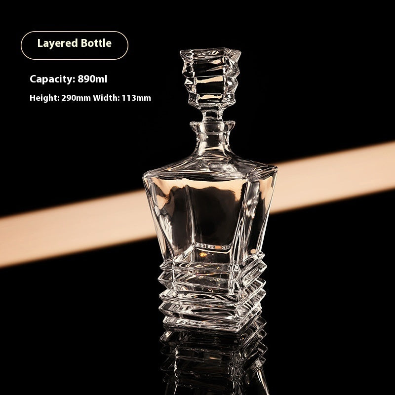 Crystal Glass Wine Set Liquor Divider Wine Pot Storage Bottle