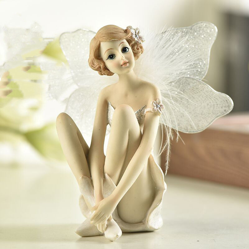 Ornament Living Room Ornament Resin Decoration Little Angel Ornament