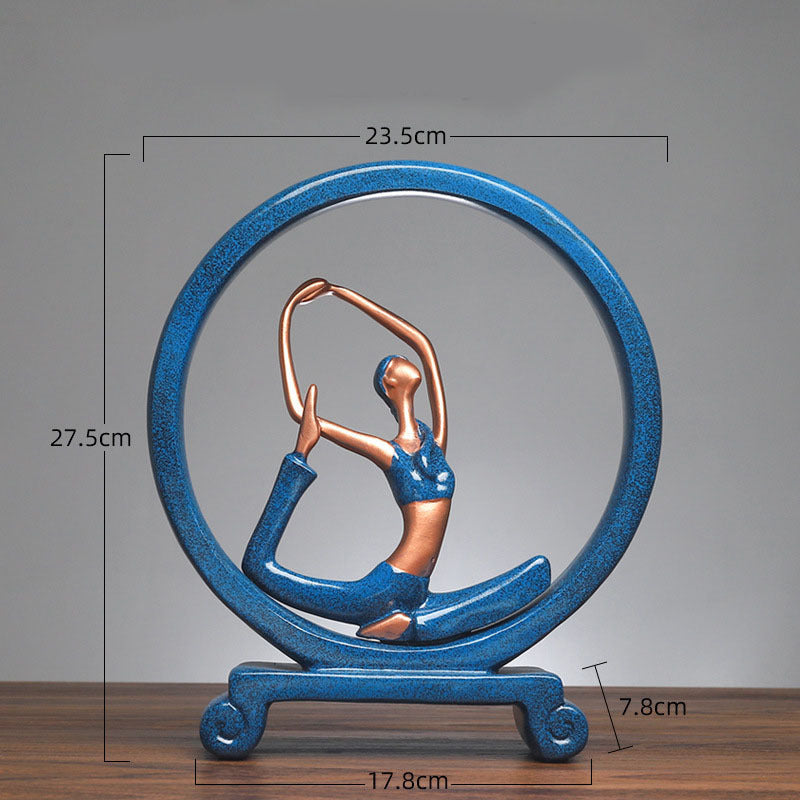 🎁 Creative Yoga Girl Resin Crafts Figure Ornaments (100% off)
