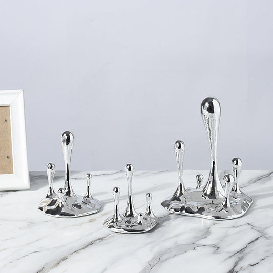 Minimalist Creative Abstract Resin Water Drop Ornaments
