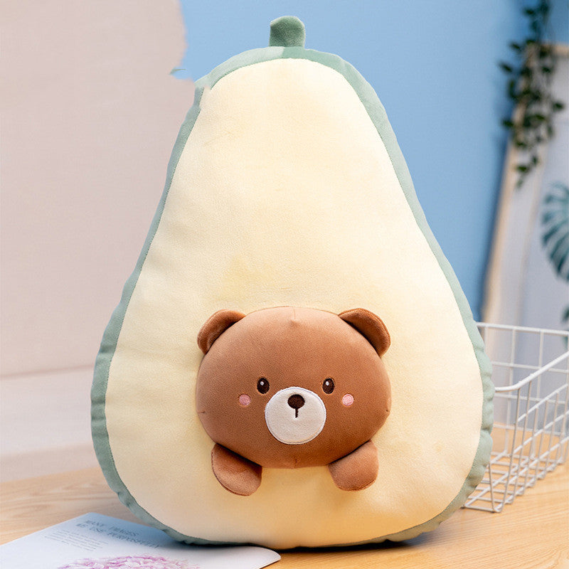 Fruit Pillow Disguised As Animal Cushion