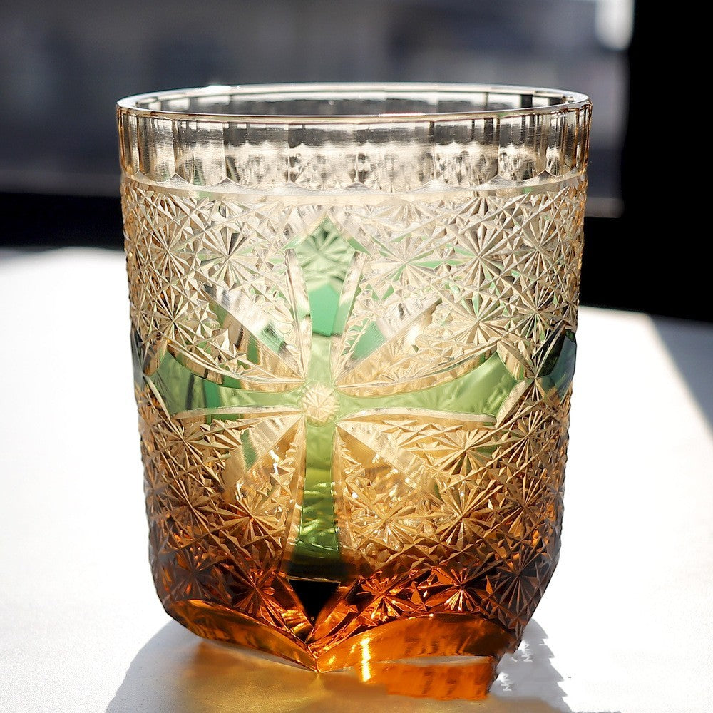 🎁 Carved Lead-free Crystal Glass Whisky Tumbler (100% off)