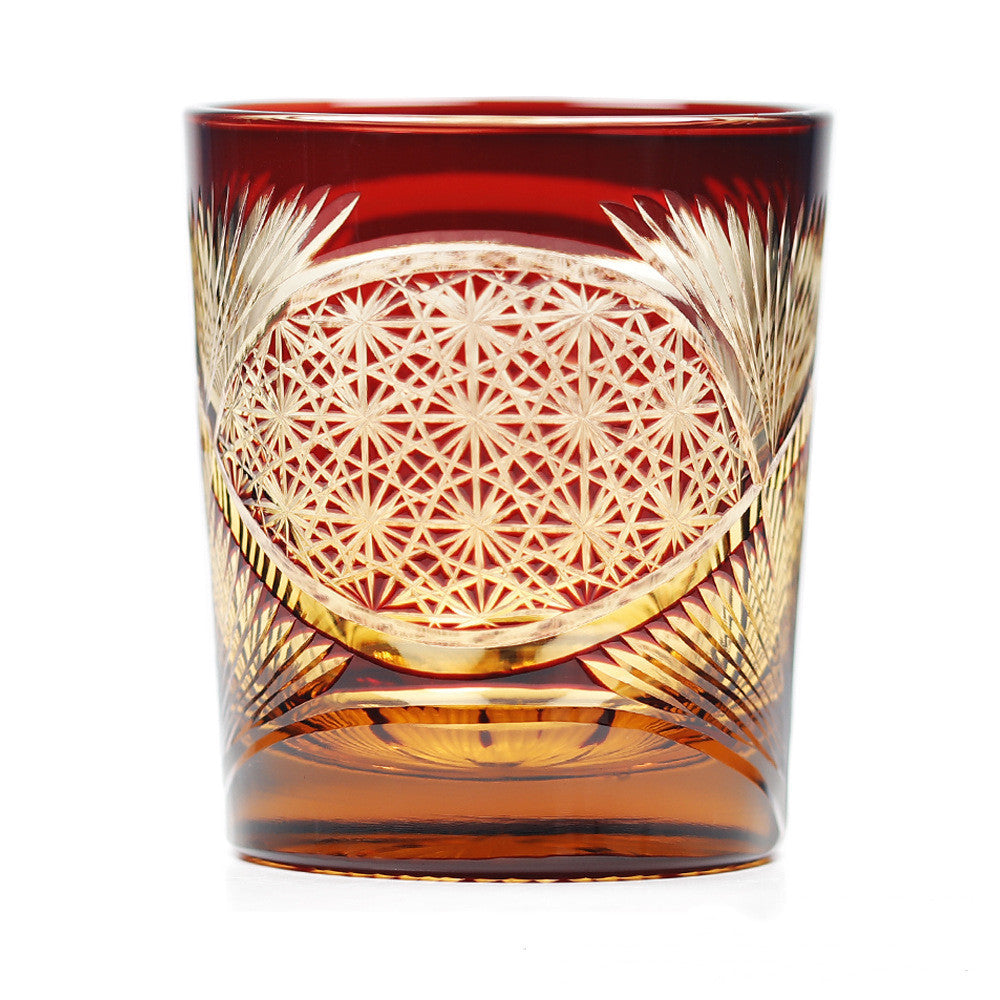 🎁 Japanese Hand-carved Wine Glass Crystal Glass Wine Glass (100% off)