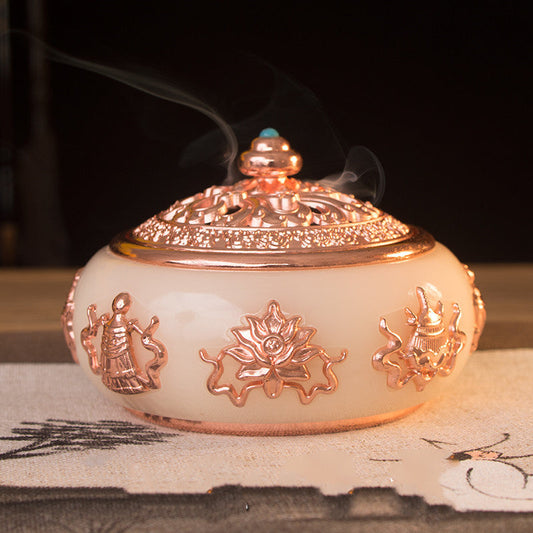 🎁 Ancient Bronze Incense Burner Household Buddha Ware And Ornaments (100% off)