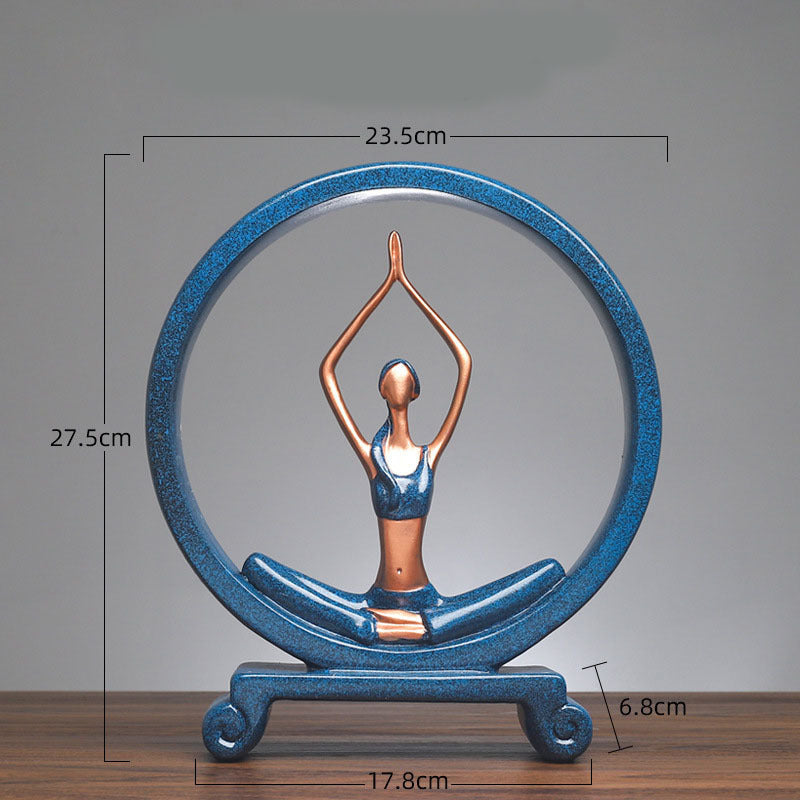 🎁 Creative Yoga Girl Resin Crafts Figure Ornaments (100% off)