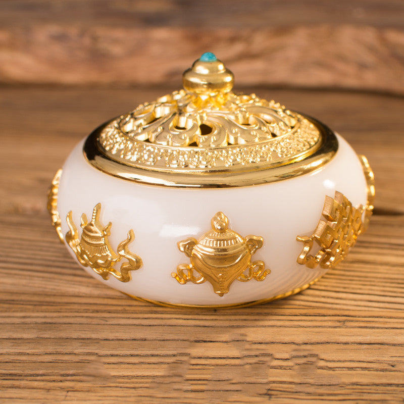 🎁 Ancient Bronze Incense Burner Household Buddha Ware And Ornaments (100% off)