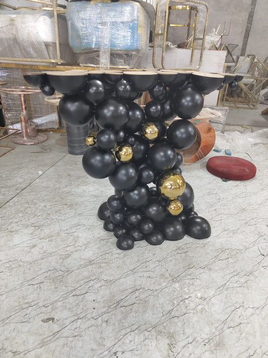 Stack Of Stainless Steel Balls Center Table 45*14*32