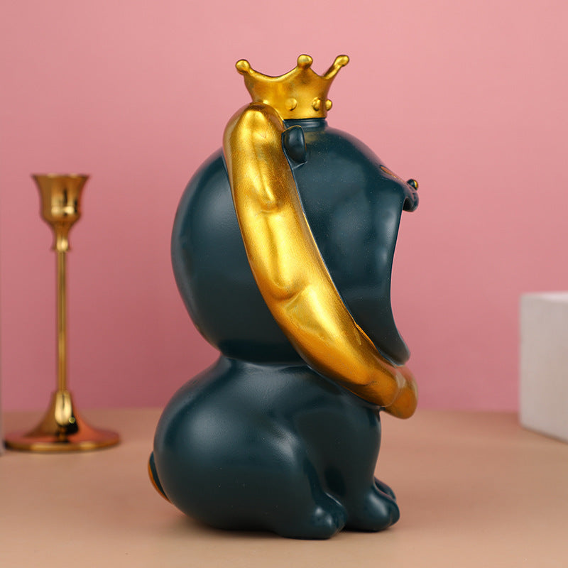 Creative Resin Lion Decorations Modern Home Furnishings