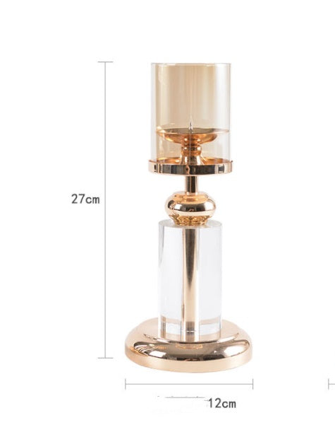 🎁 Crystal Candle Holder Candlelight Dinner Decoration (100% off)