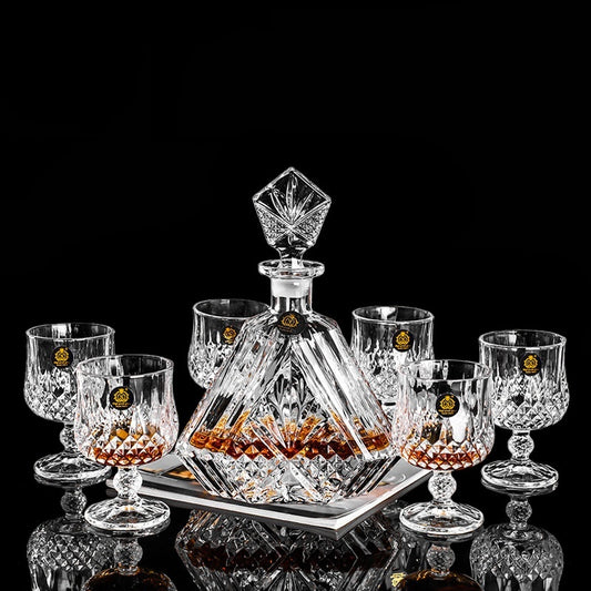 European Wine Glass Thickening Crystal Glass High-end Seal