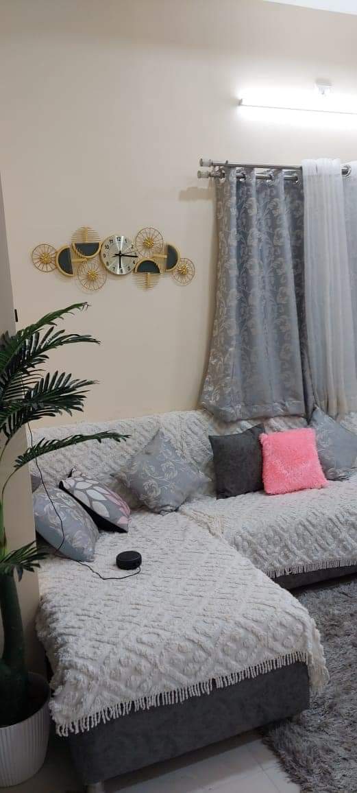 Flower Wheels Clock 36*12