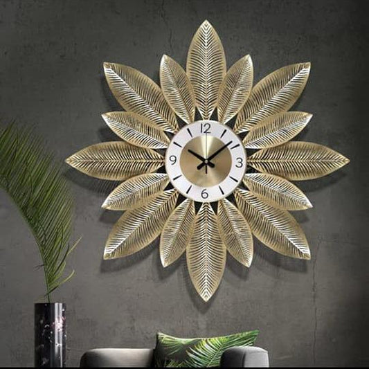 Leaf Clock 30*30 - V Home Decor