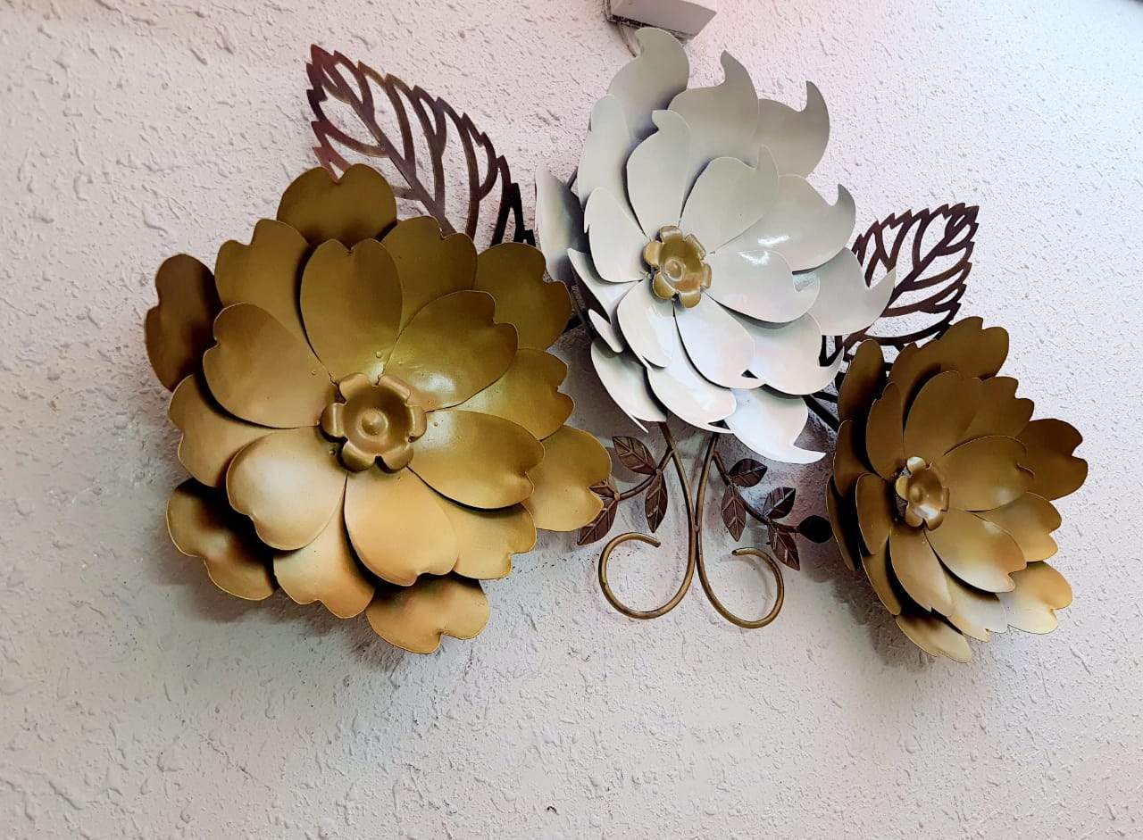 Flower Triplet wall decor 30*20