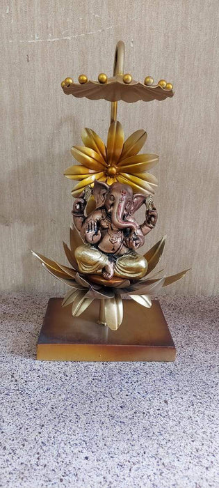 Ganesh sitting on lotus 18*8