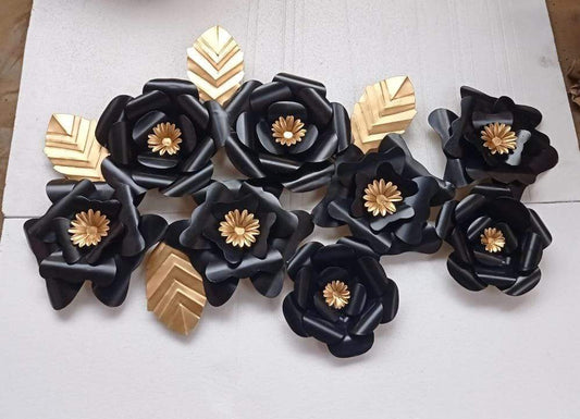 Black RoseFlower wall decor 48*24