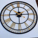 Golden Black Roman Clock 24*24