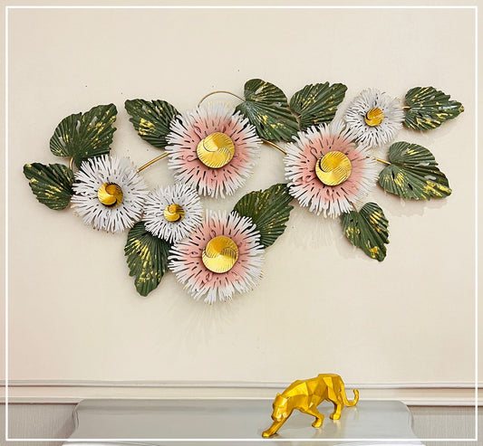 Peach Flower Wall Decor 22*48