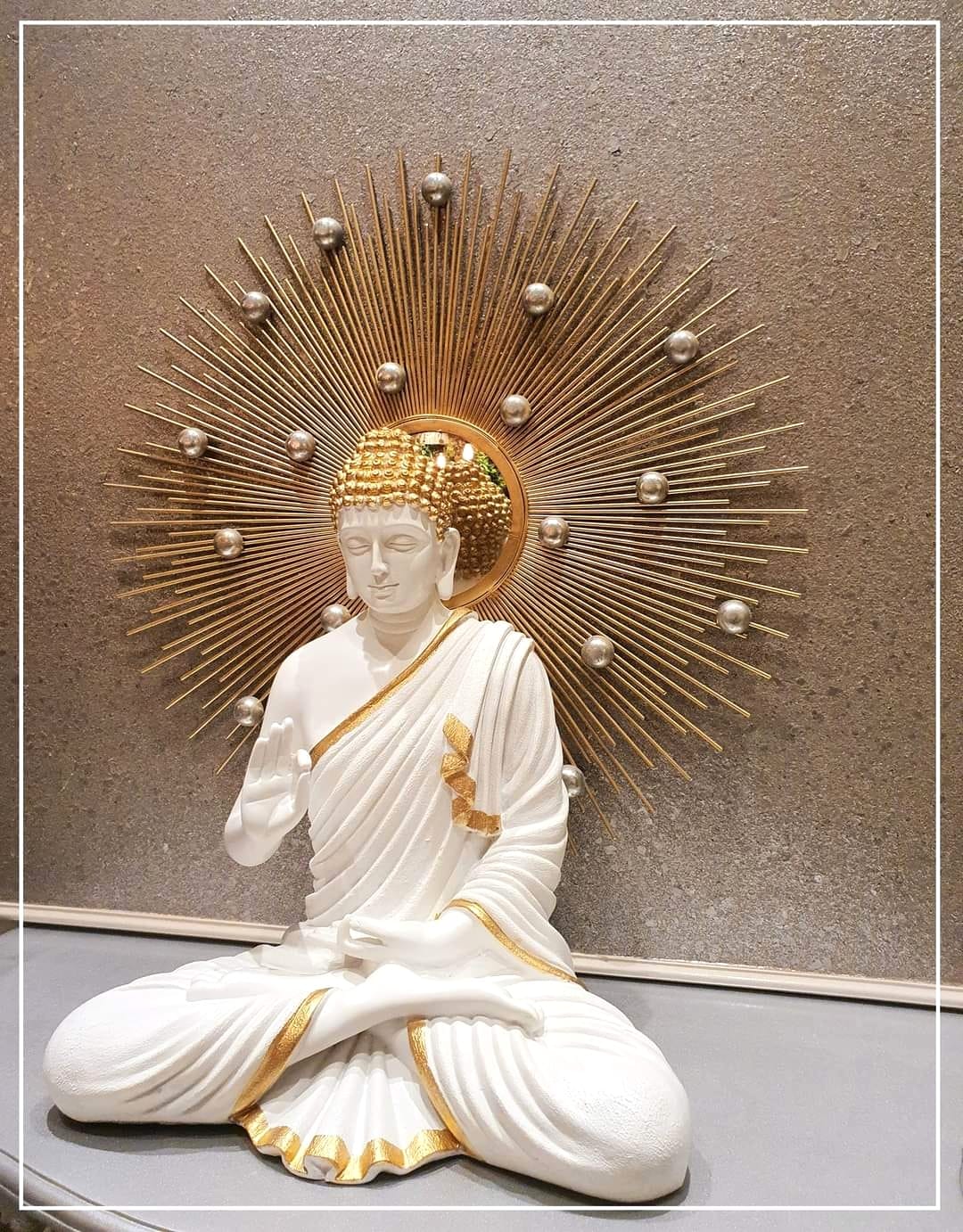 Polyresin Fiber Buddha Statue 12*24