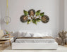 French Butterfly Flower  Wall Decor 48*24