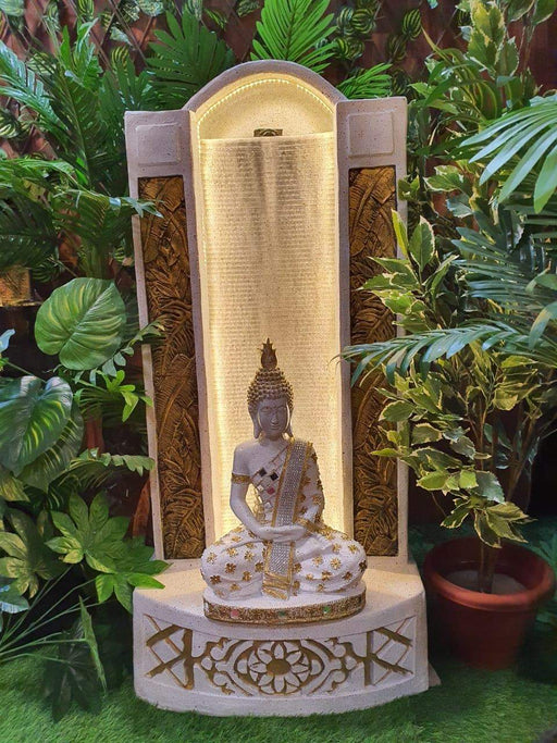 Buddha Fountain 22*10*48 - V Home Decor